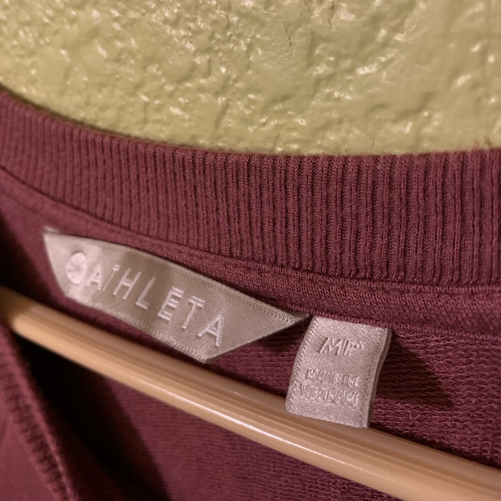 Athleta Pink Long Sleeve Pullover